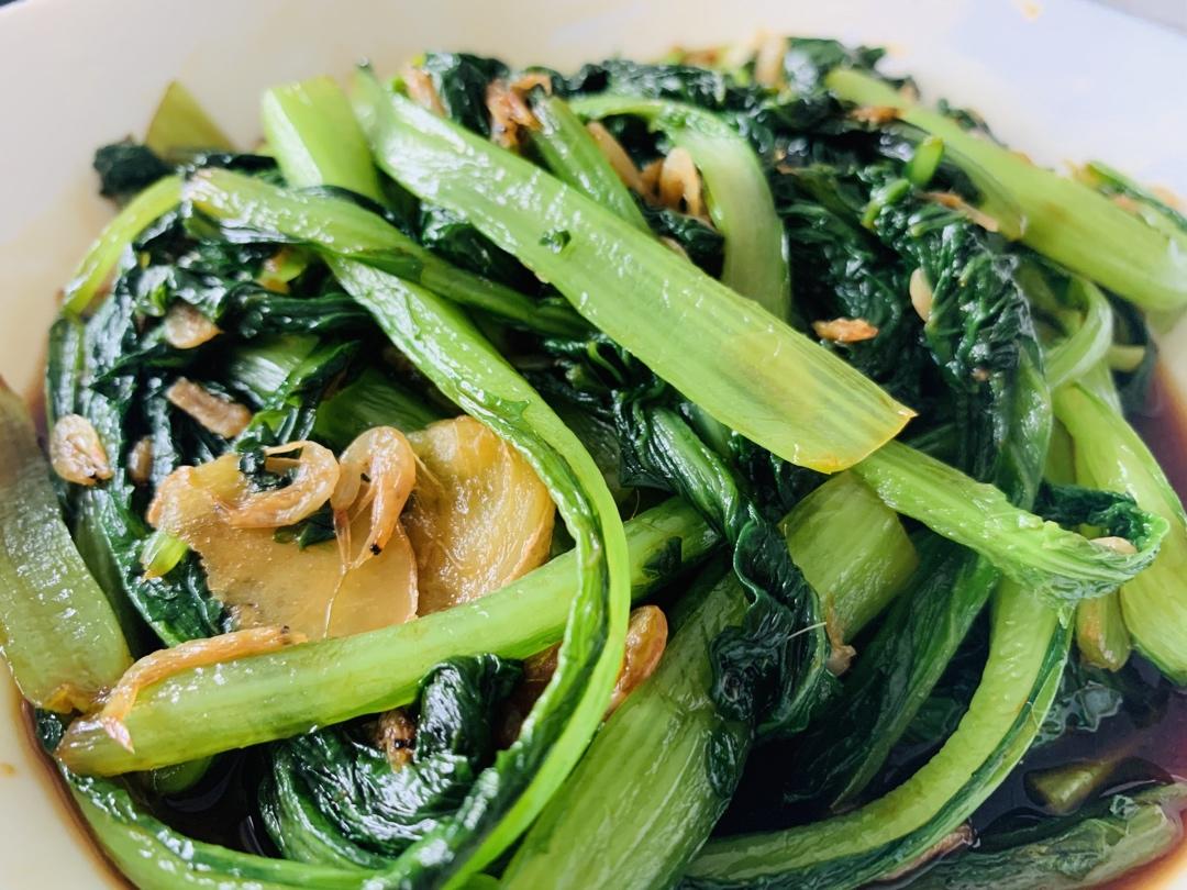 素食亦美味 🥬5分钟搞定一个菜系列(二)『虾米皮/小虾米🦐炒小白菜』