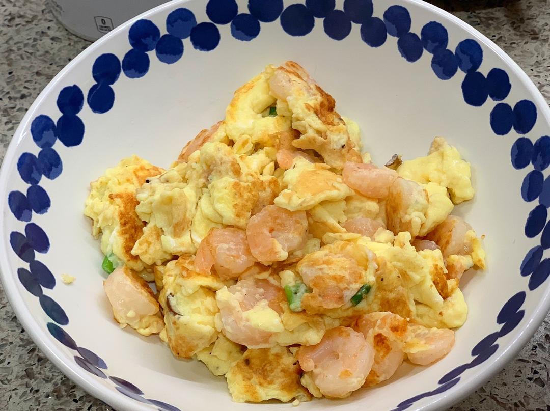 虾仁炒蛋