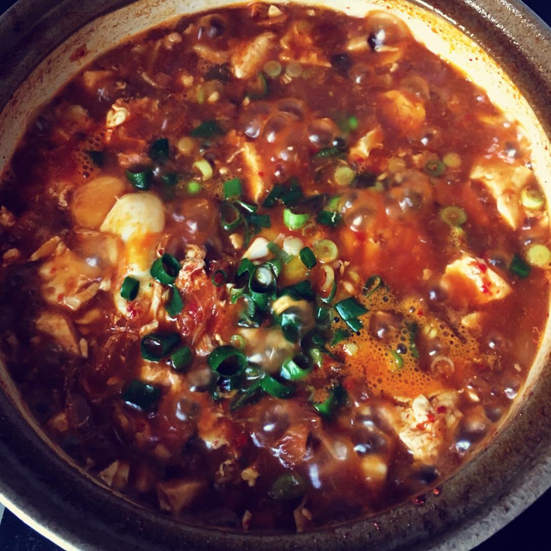 韩式豆腐锅 Korean Tofu Hotpot