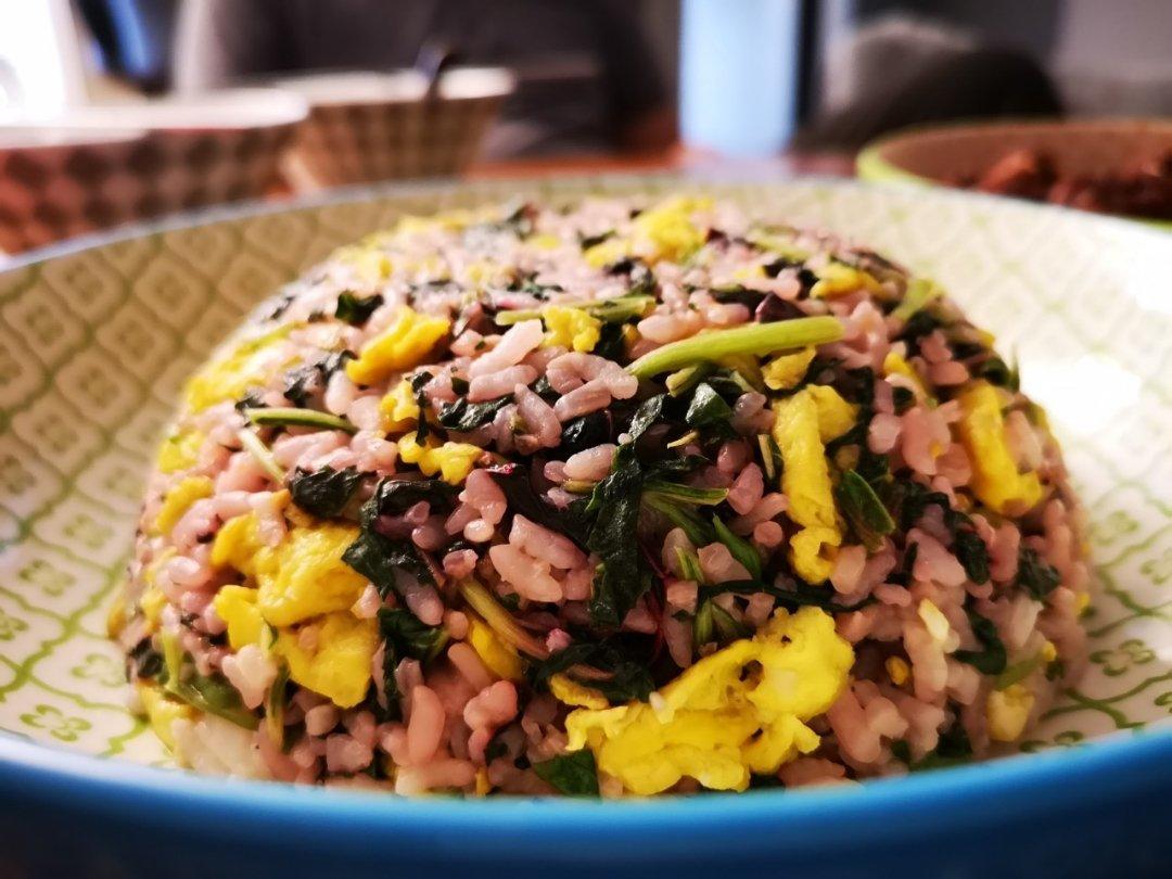 苋菜炒饭