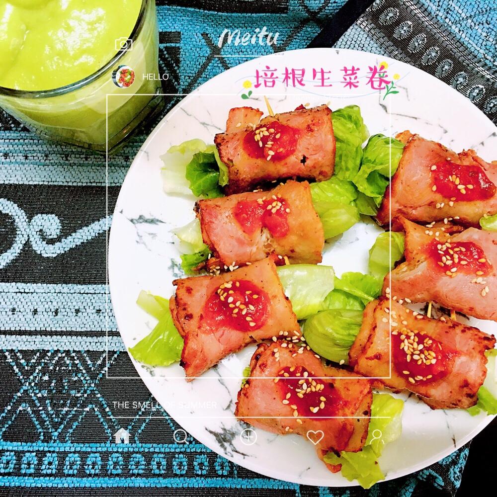培根生菜卷