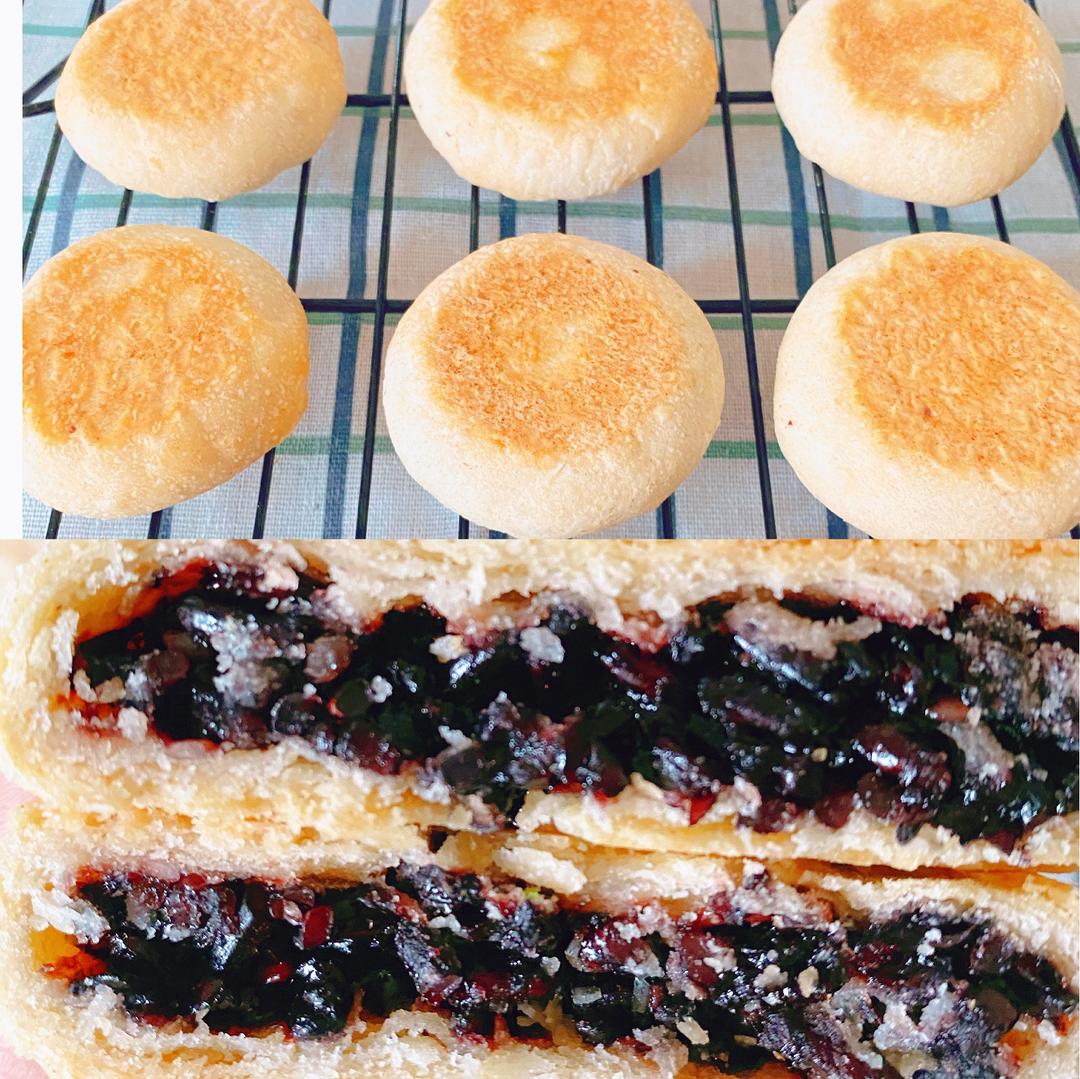 紫米酥饼(大包酥|烤箱)的做法