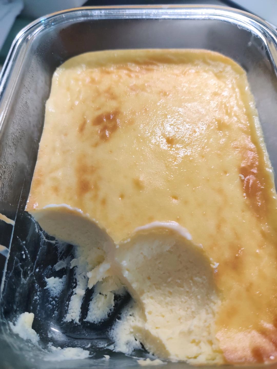 空气炸锅奶油奶酪极简蛋糕