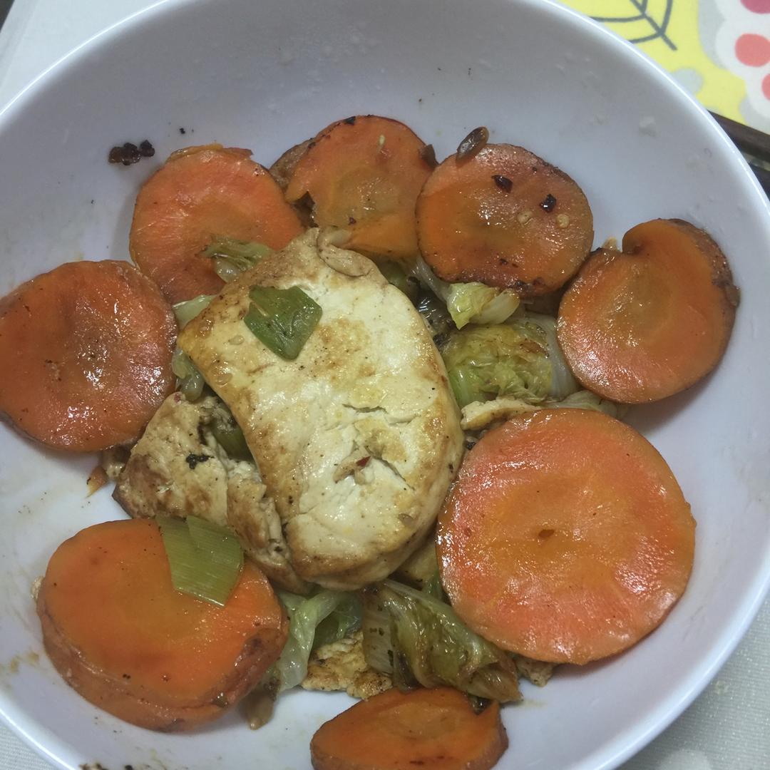 辣炒白菜豆腐