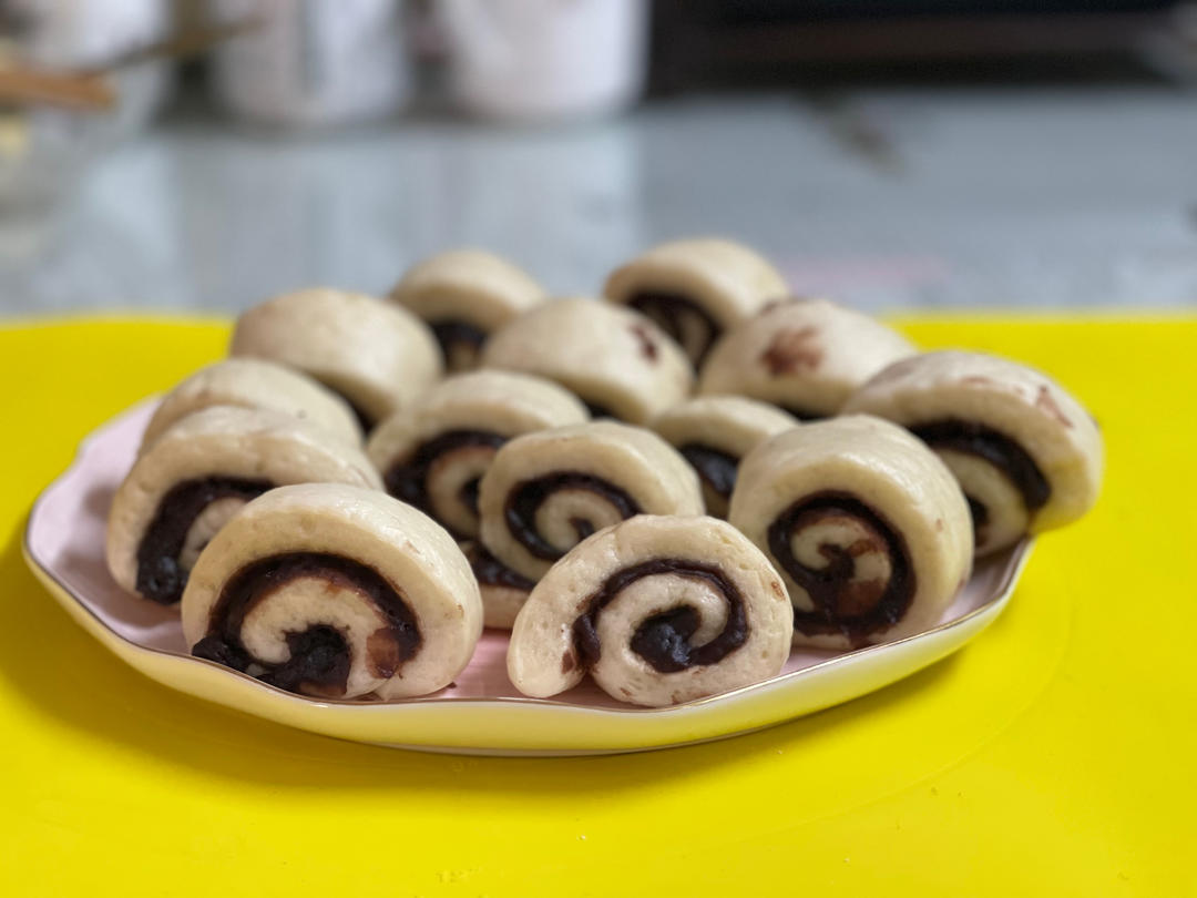 豆沙花卷豆沙卷（红豆沙花卷）