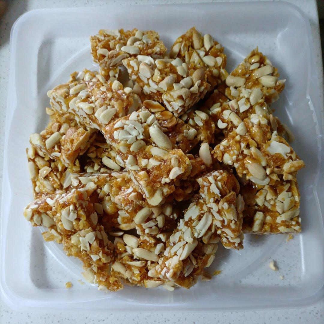 超级简单香脆花生糖