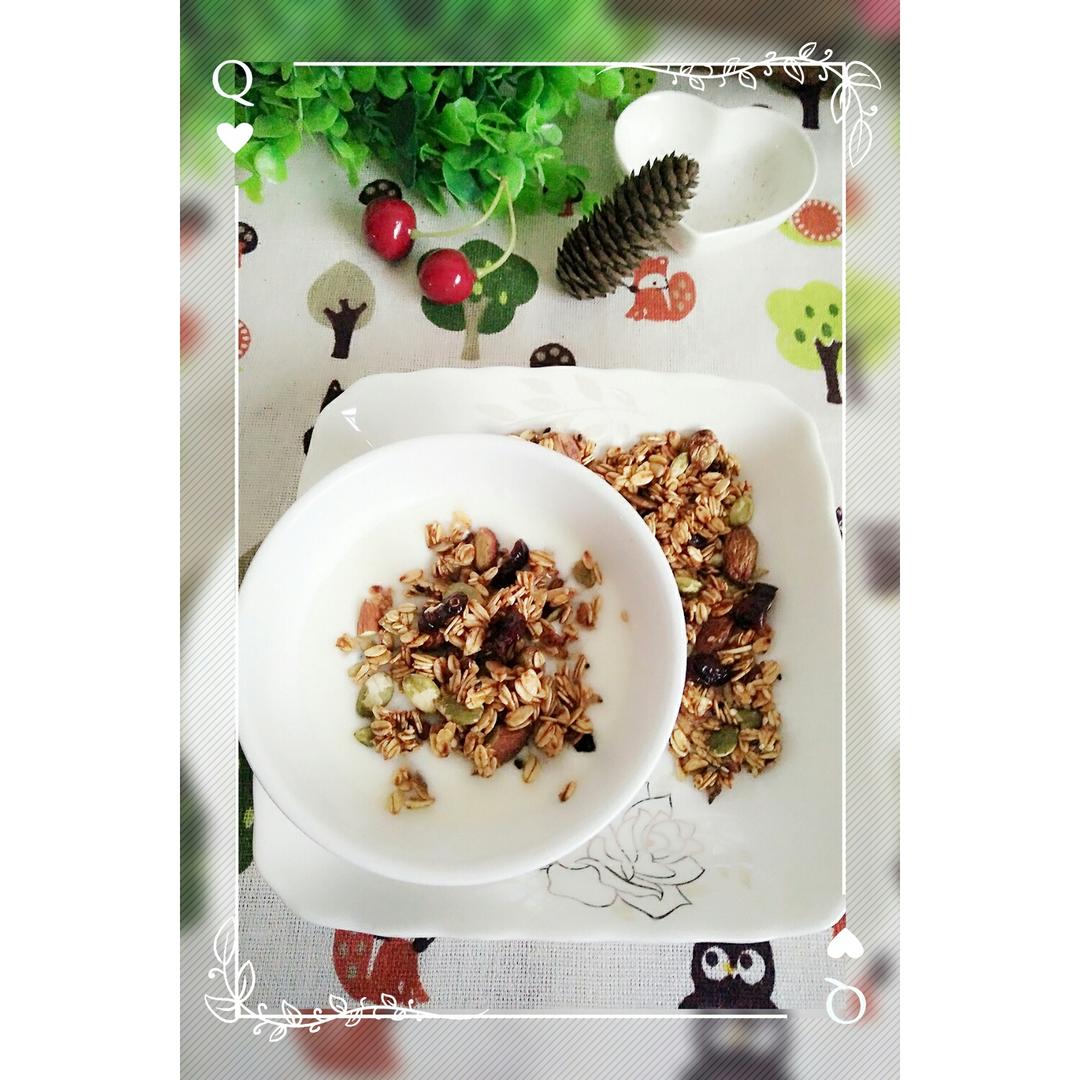 格兰诺拉麦片 烤麦片 谷物麦片