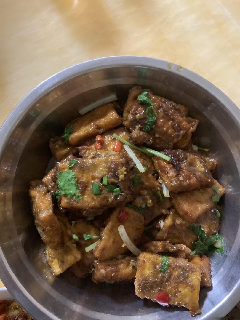 无敌好吃的香煎豆腐