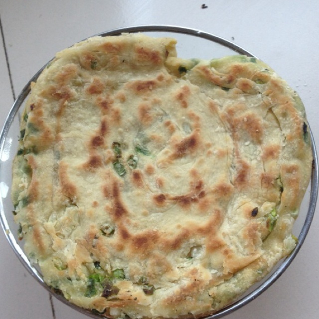 自制葱油饼