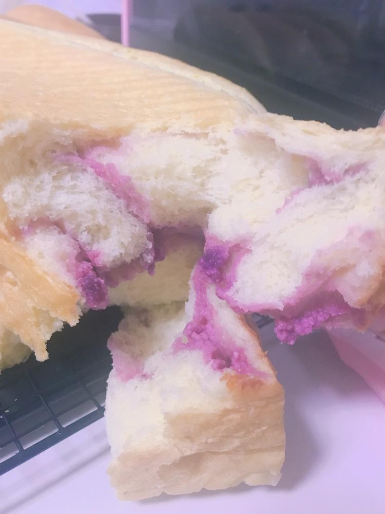 巨香的！紫薯奶酪夹心排包的做法