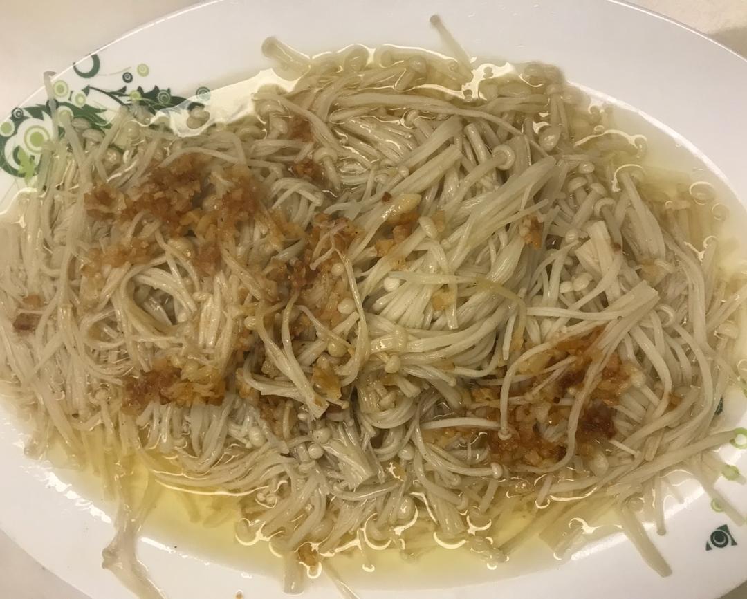 蒜蓉蒸金针菇