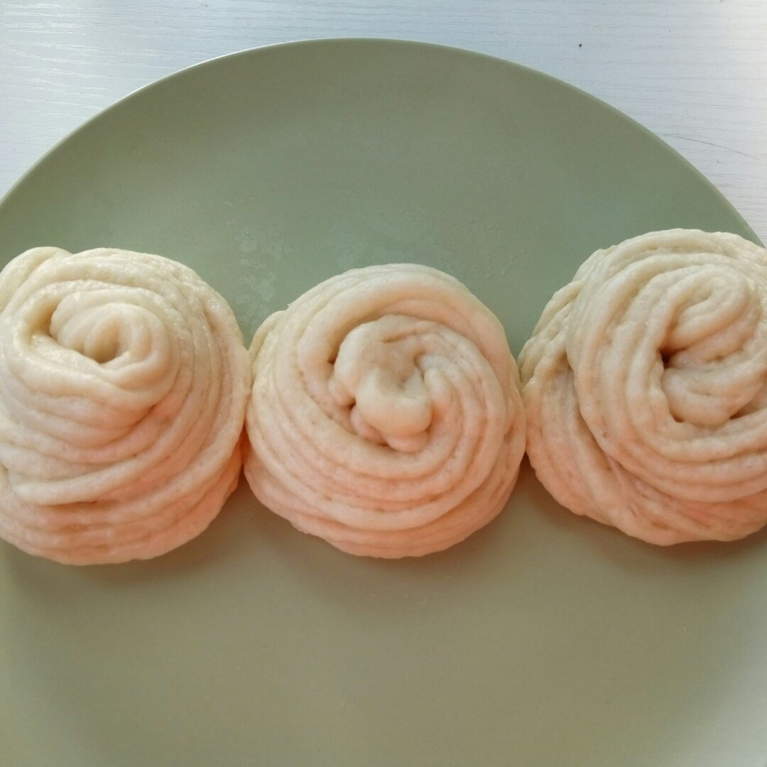 蕖蕖做的螺旋银丝卷