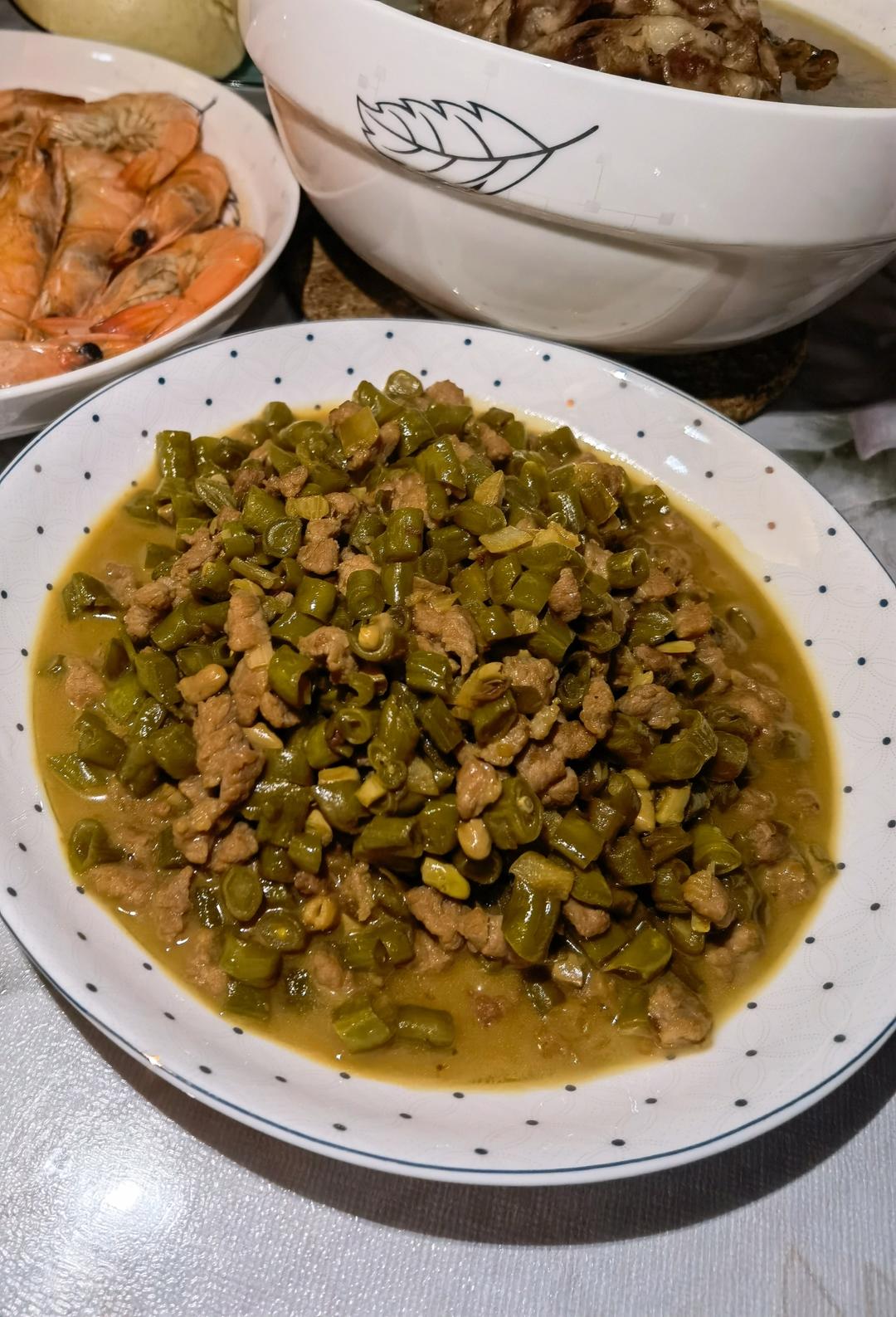 酸豆角肉沫