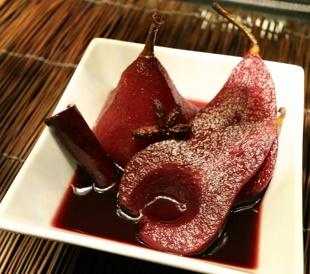 红酒煮梨Poached Pears