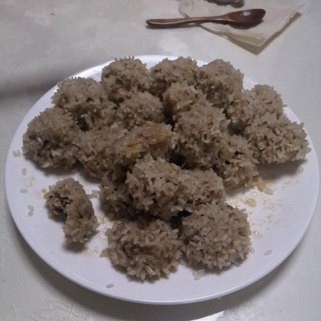 江米丸子，家庭版（宝宝也能吃的版本）