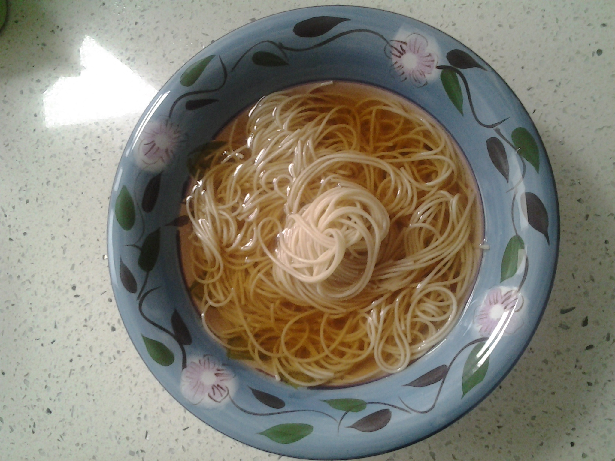 小葱麻油酱油面