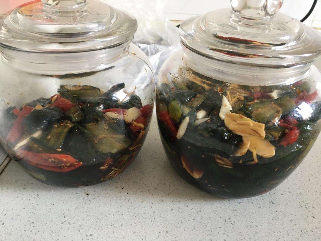 腌黄瓜（非常好吃的咸菜）