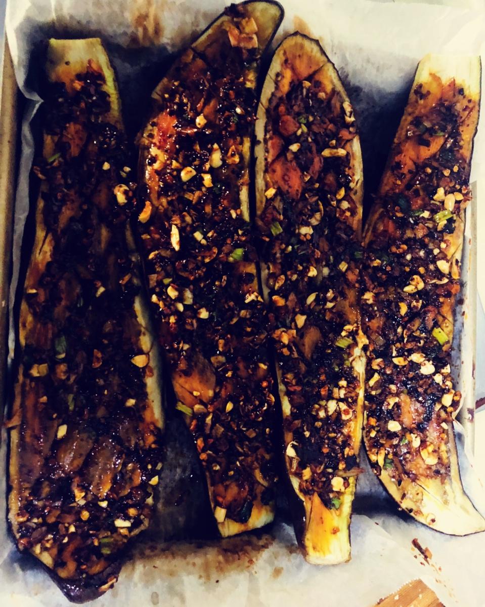 蒜蓉烤茄子