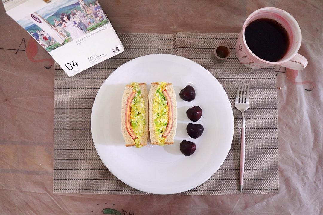 🥪鸡蛋火腿三明治