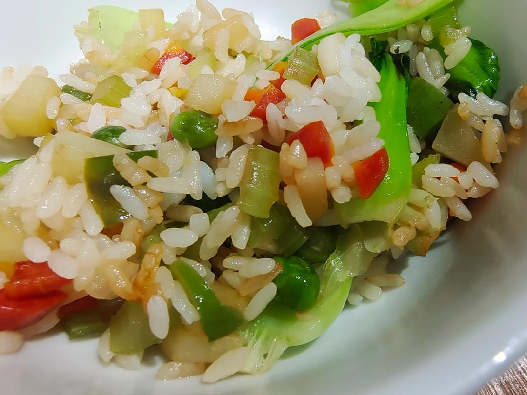杂蔬炒饭——健康素食