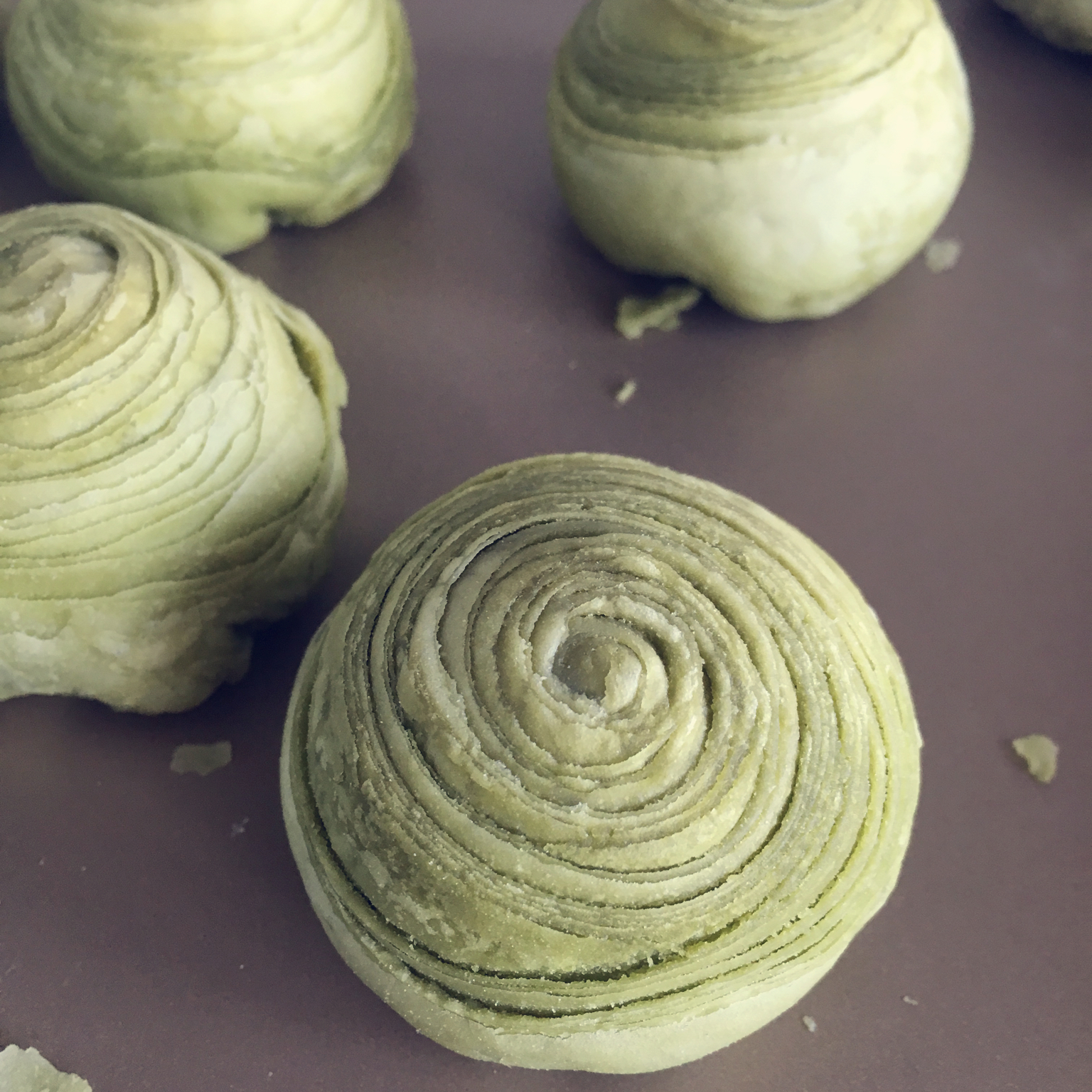 抹茶豆沙酥