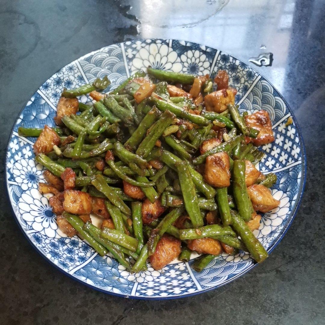 豆角炒肉丝