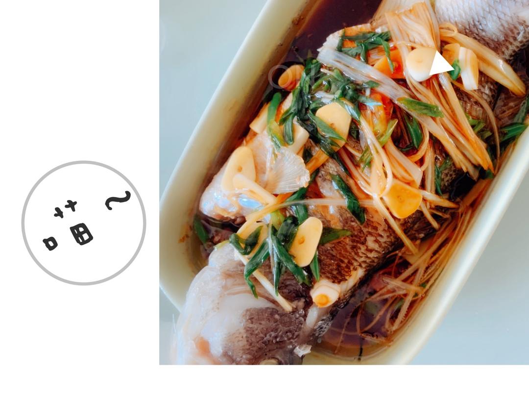 葱油鱖鱼（鲈鱼/鲑鱼）