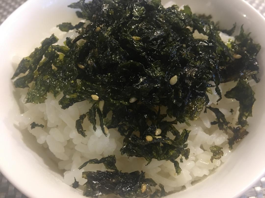 闪银丝印做的海苔饭