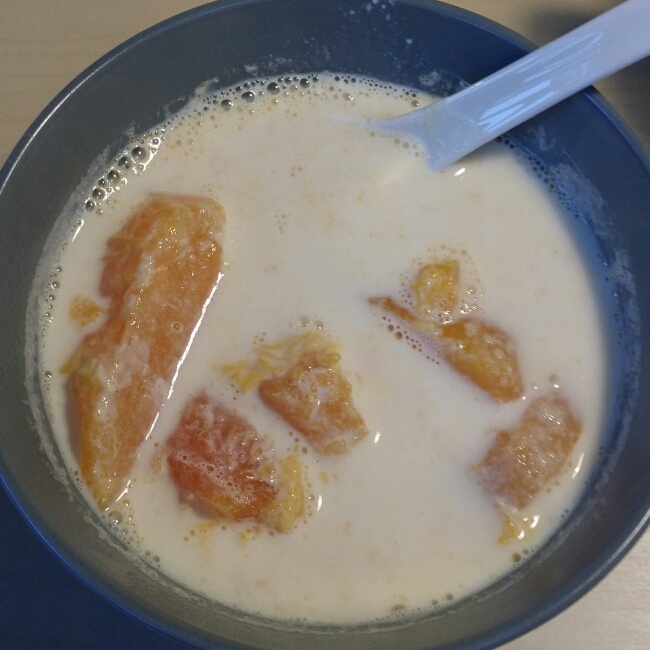 牛奶炖木瓜
