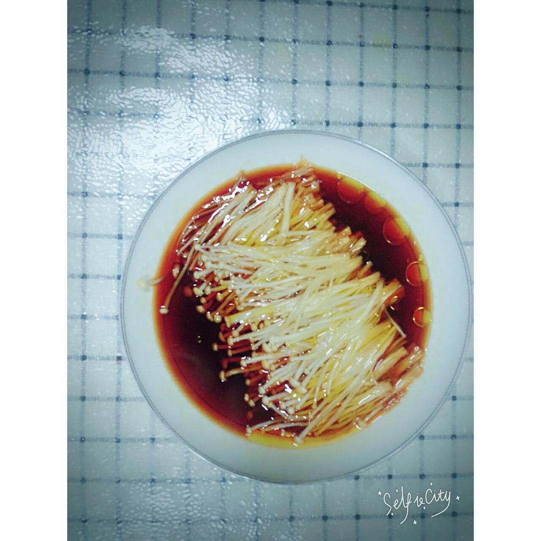 油泼金针菇