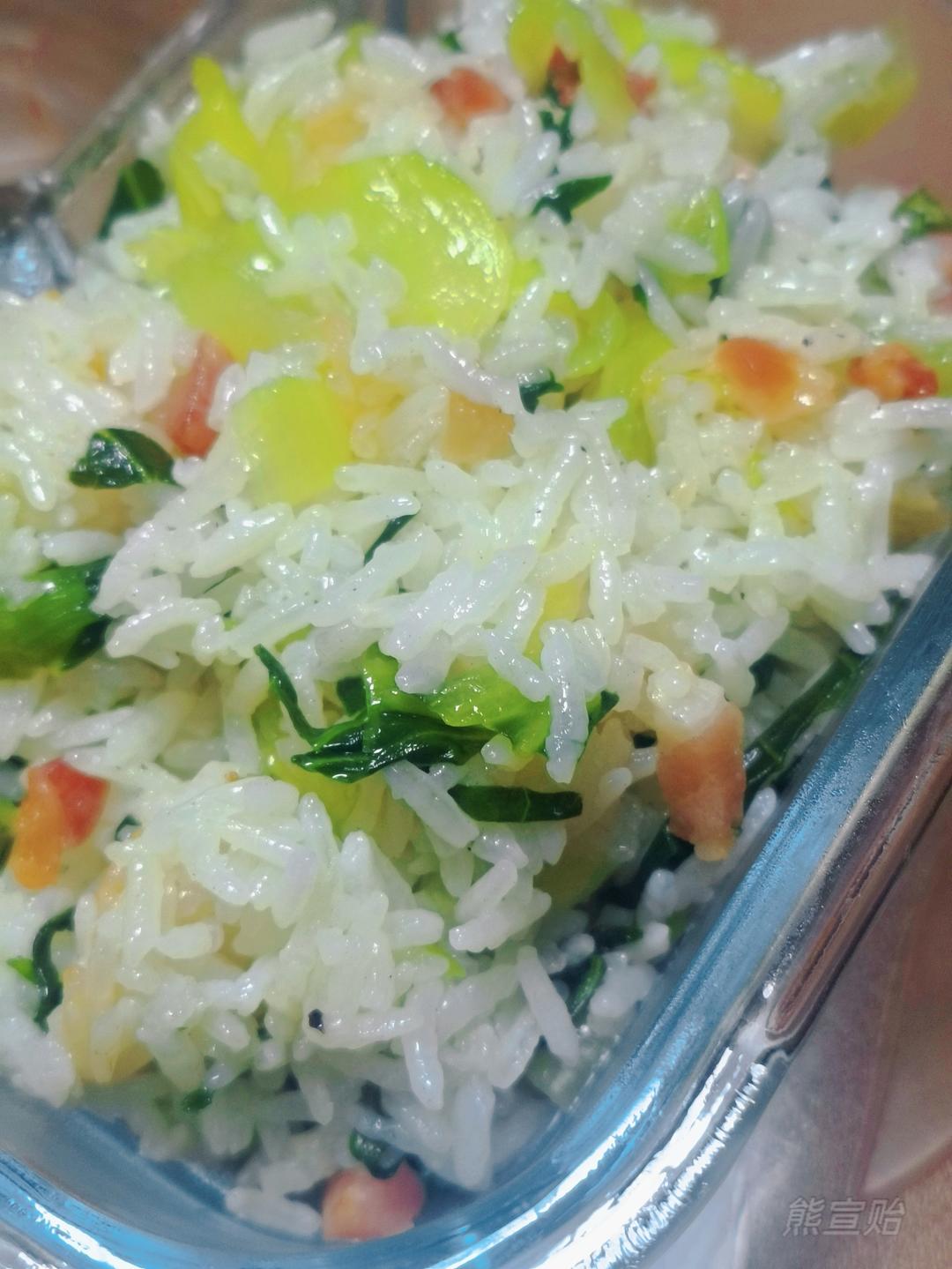 老公连炫3碗，成功率高的霜打时令菜饭！