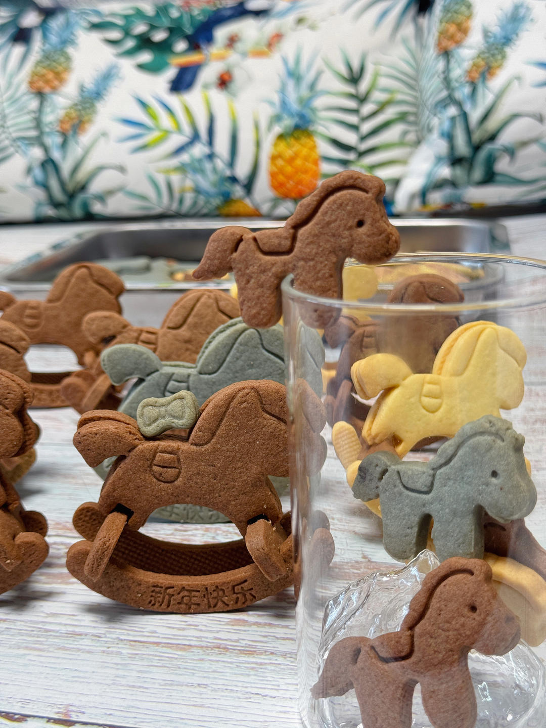 🧧年夜饭必备（2）-牛气冲天平安糖霜饼干芝士饼干