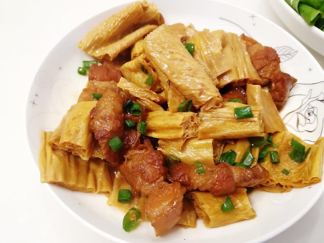 朱茯苓做的腐竹烧肉