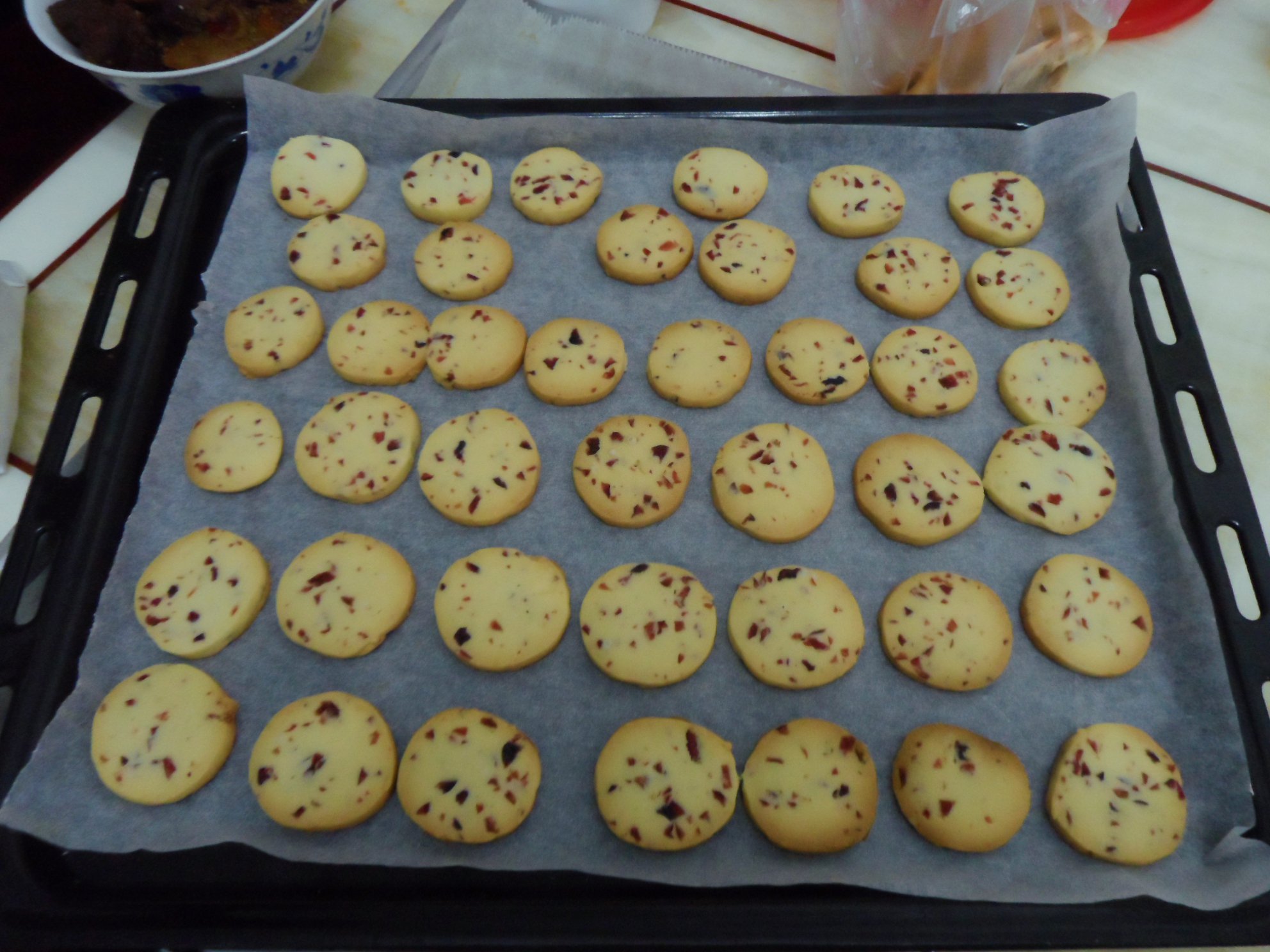 无蛋蔓越莓饼干