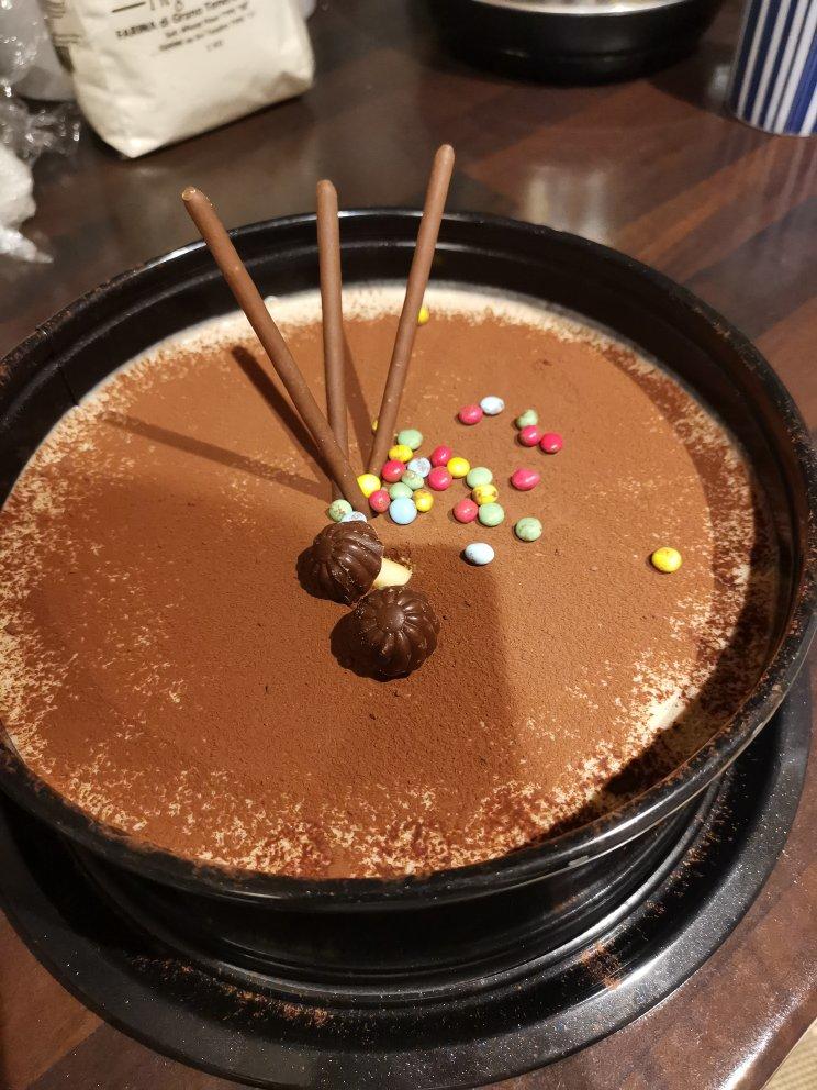 8寸可可巧克力慕斯蛋糕