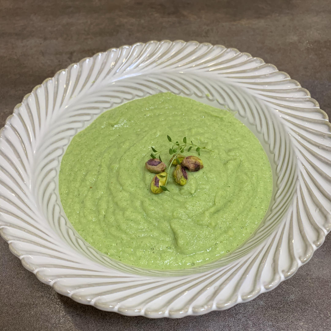 鹰嘴豆西兰花浓汤 快手减脂餐