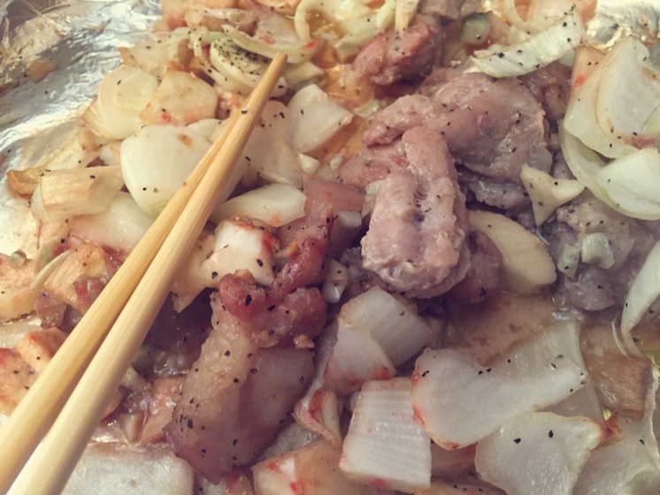 蒜香烤排骨