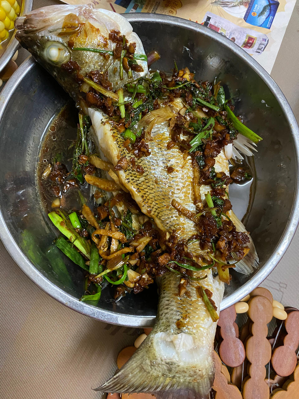 清蒸鲈鱼，清蒸鱼，广东家常菜