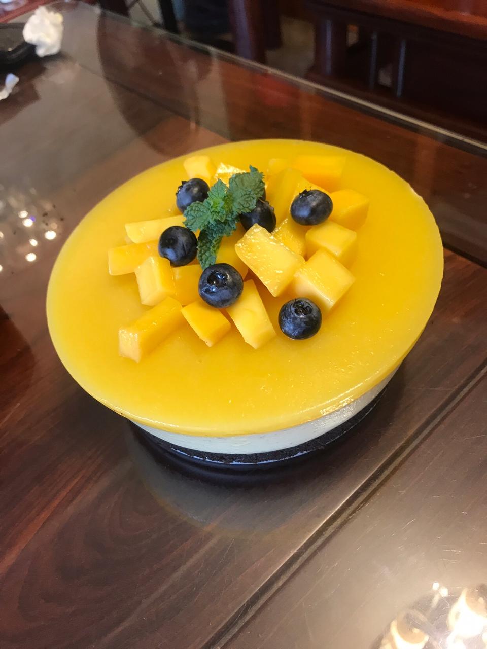 6寸芒果慕斯蛋糕