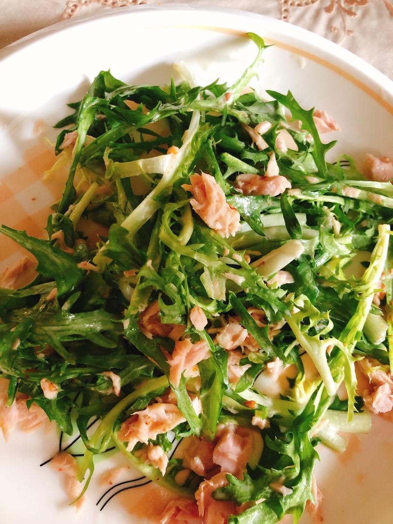 金枪鱼苦菊沙拉