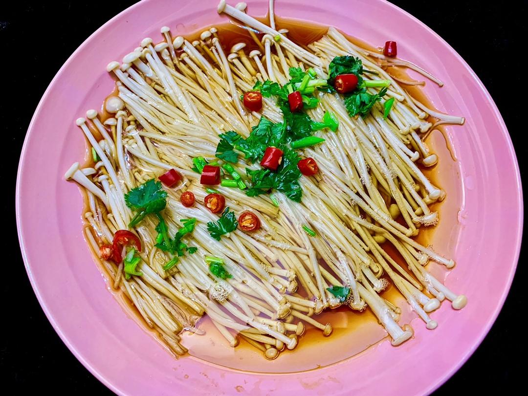 油泼金针菇