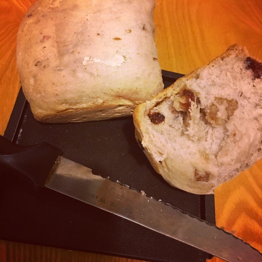 无油无糖全麦果干面包