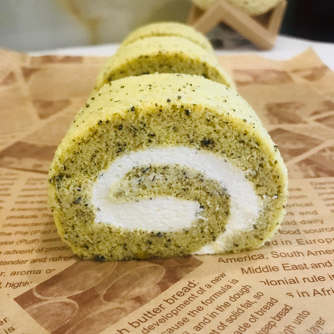 可以吃的奶茶｜伯爵红茶蛋糕卷🌀