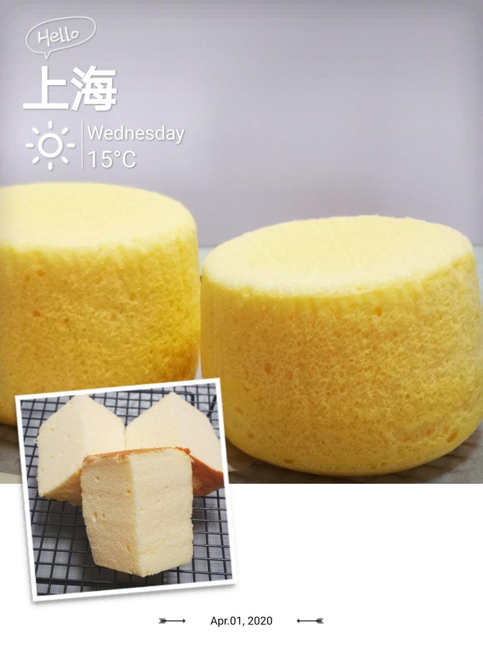 六寸酸奶古早蛋糕