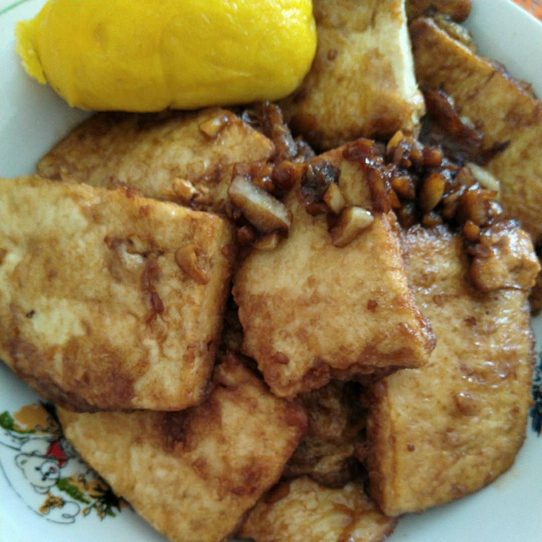 无敌好吃的香煎豆腐