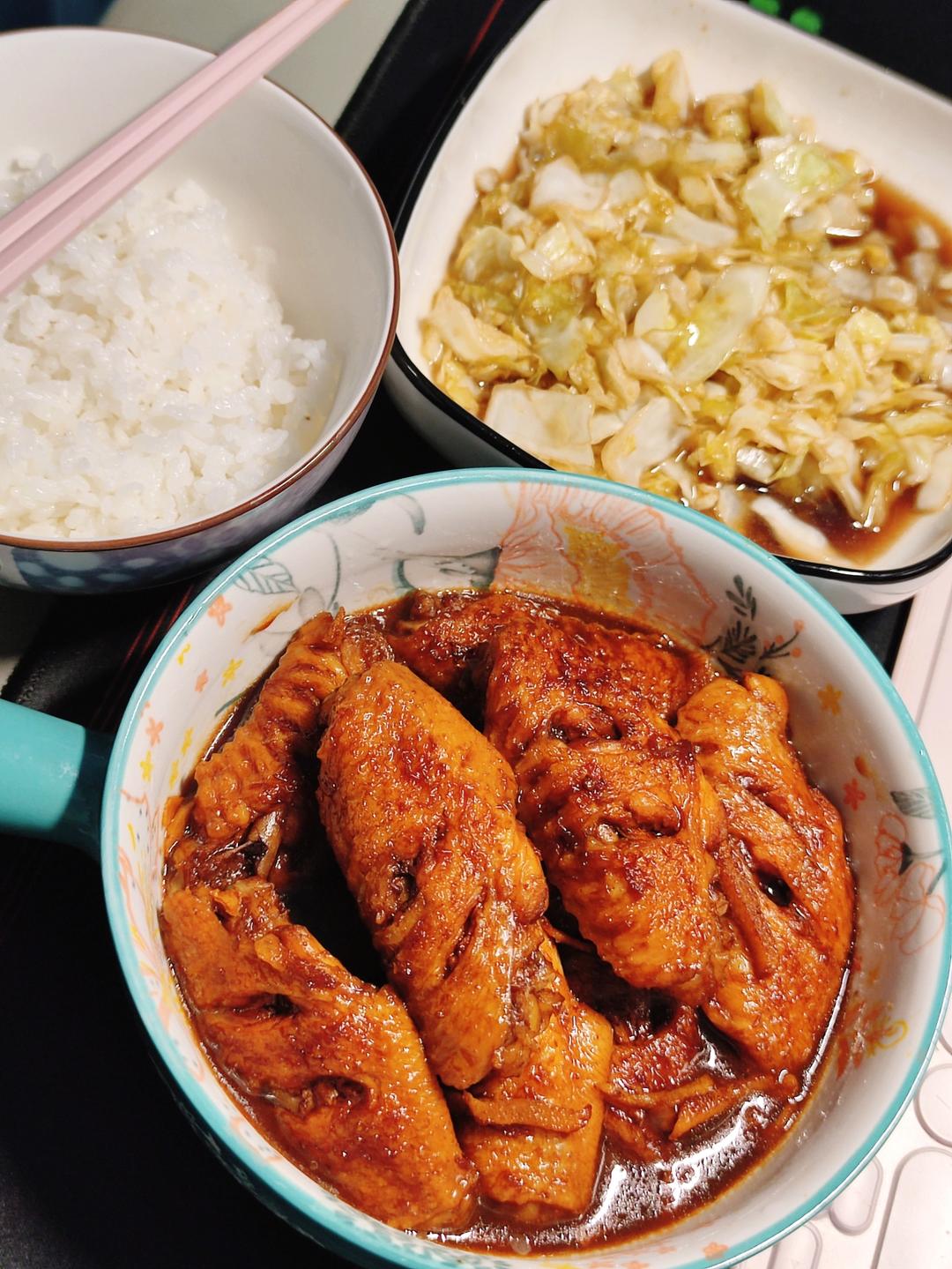 可乐鸡翅（姜丝都好吃）