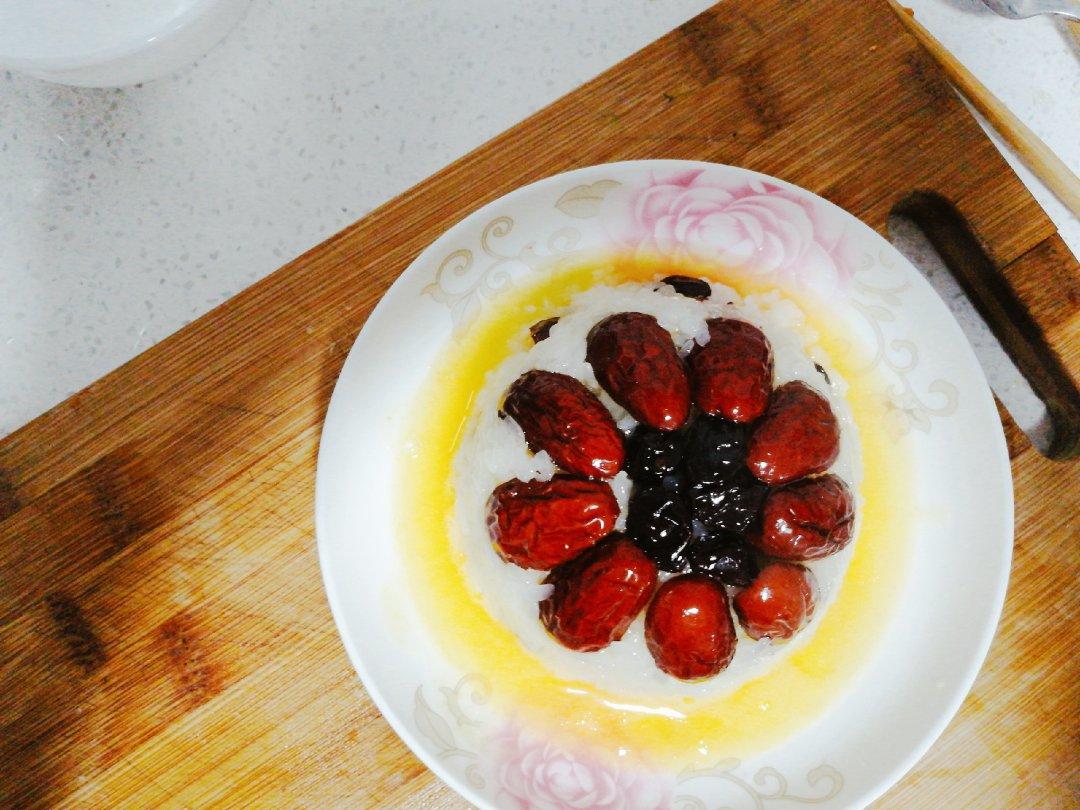 【猪油夹沙八宝饭】古法蒸糯米