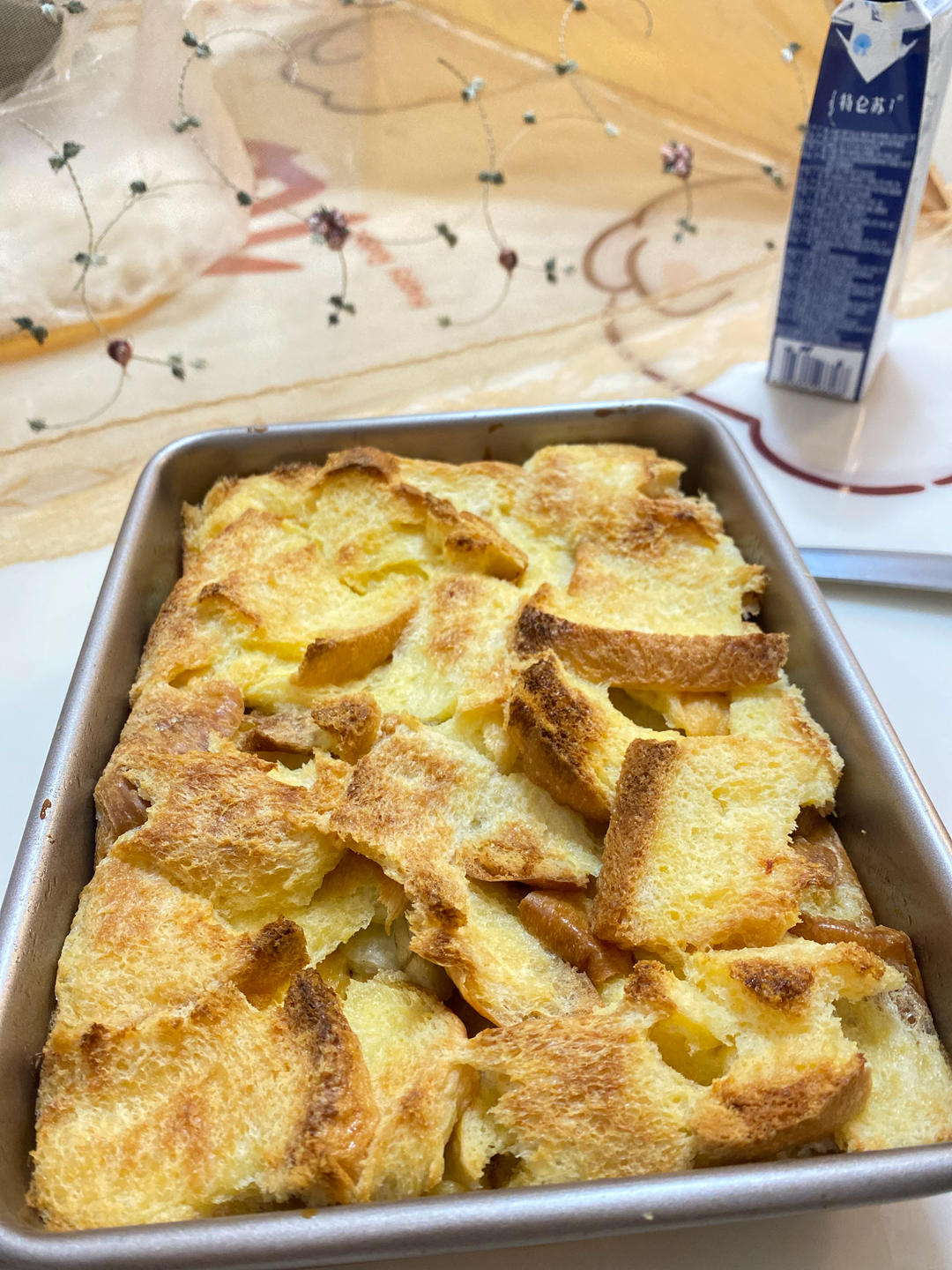 超级简单吐司布丁（烤箱版）