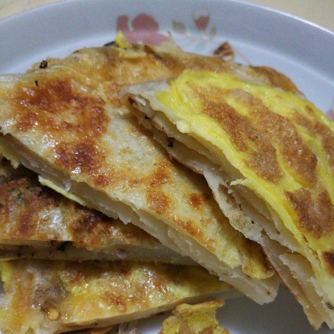 鸡蛋葱油饼                  （更新饼坯保存方法）