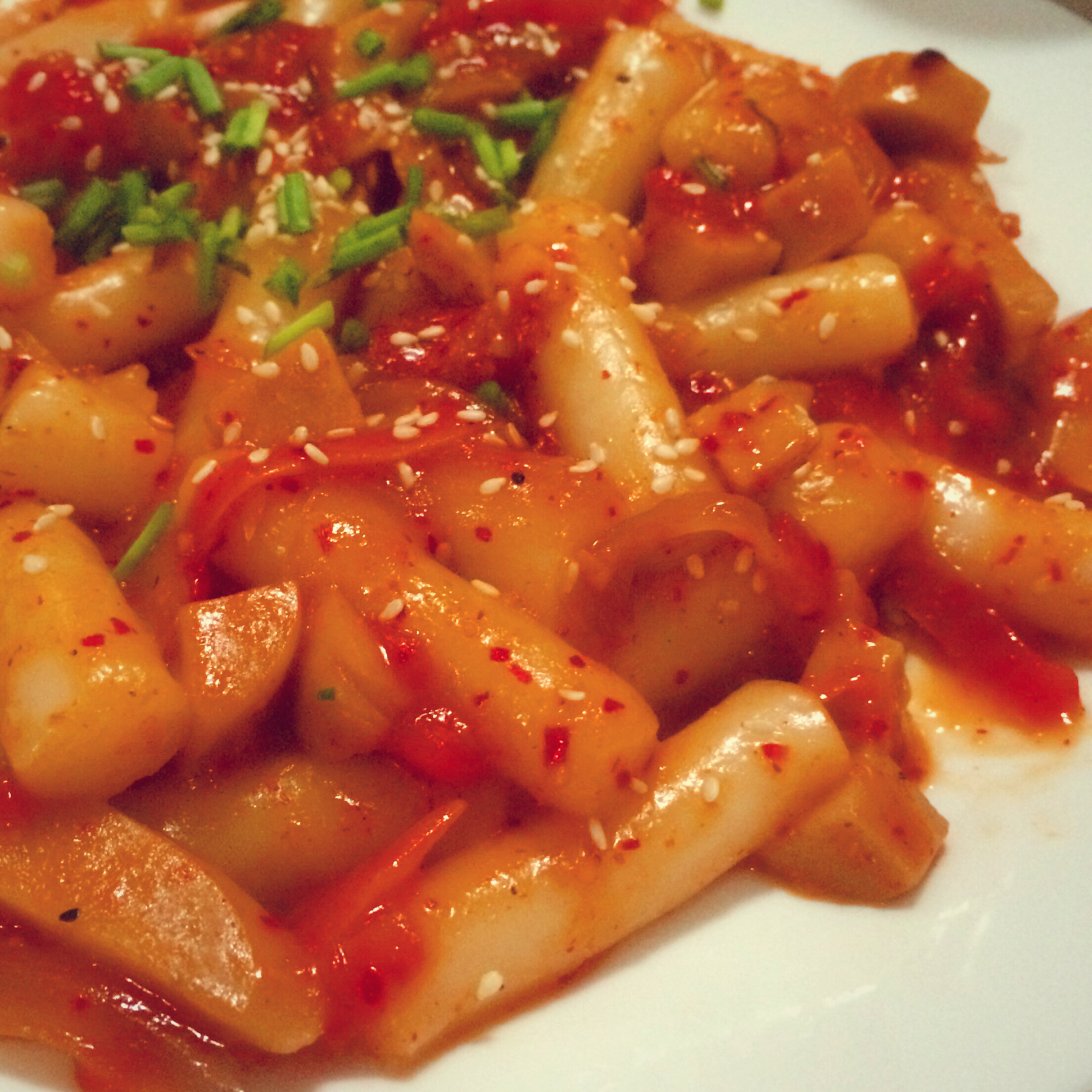 韩式辣炒年糕（or网红芝士套路之芝心年糕）